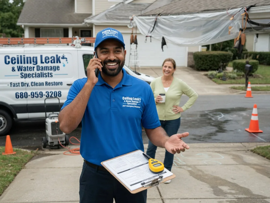 Ceiling Leak Cleanup Rosemount, MN FAQs